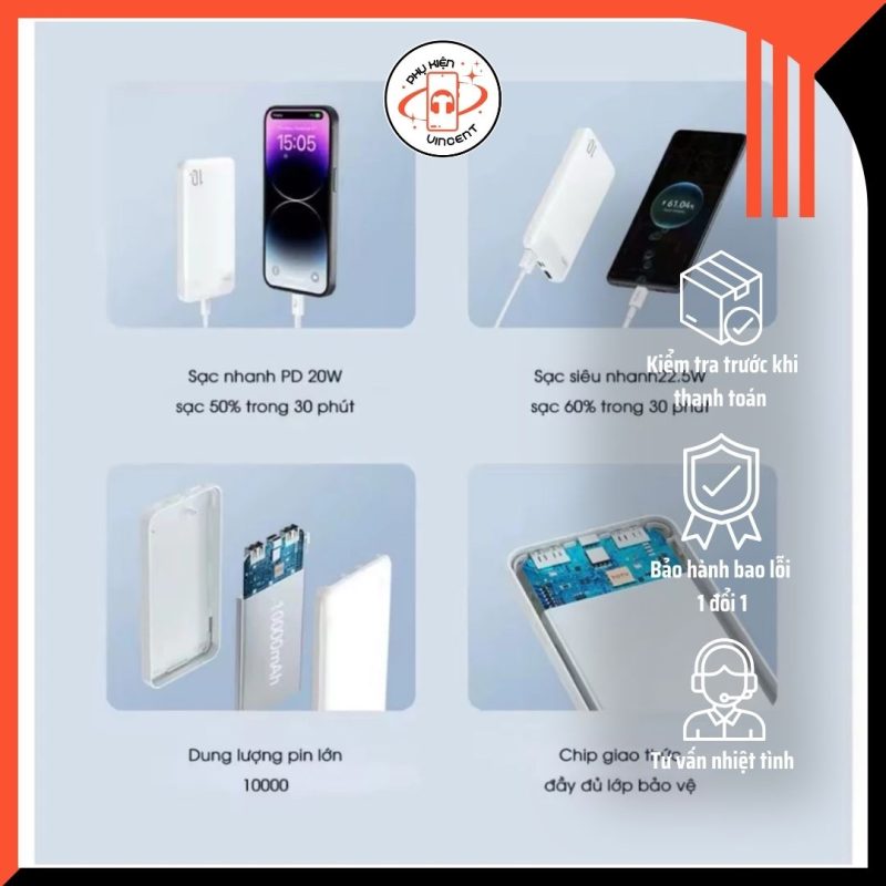 Sạc dự phòng 42.5W ToTu 10000mAh