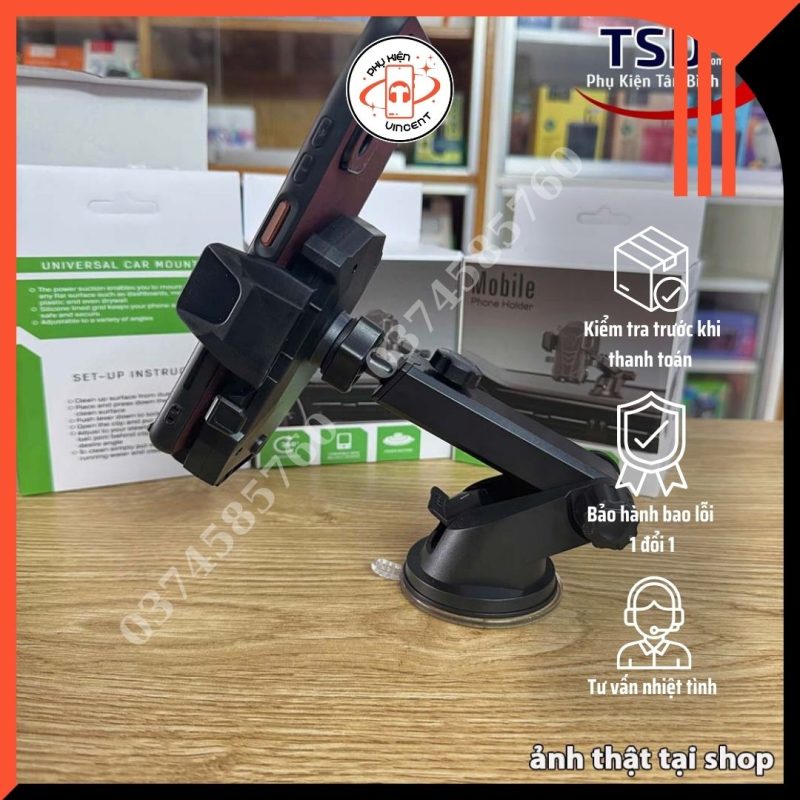 GIÁ ĐỠ ĐIỆN THOẠI LONG NECK ONE TOUCH CAR MOUNT