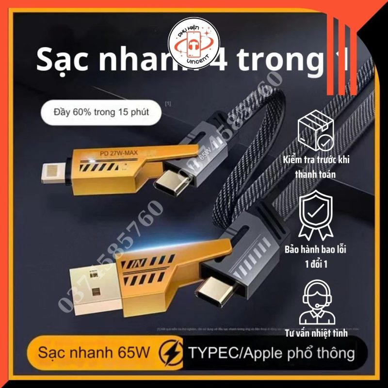 Cáp sạc nhanh 27W Y52